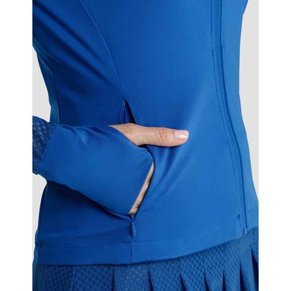 NEW Tail Activewear Caryn Jacket L Full Zip Mesh UPF 50 Tennis Pickleball Golf - Picture 3 of 8